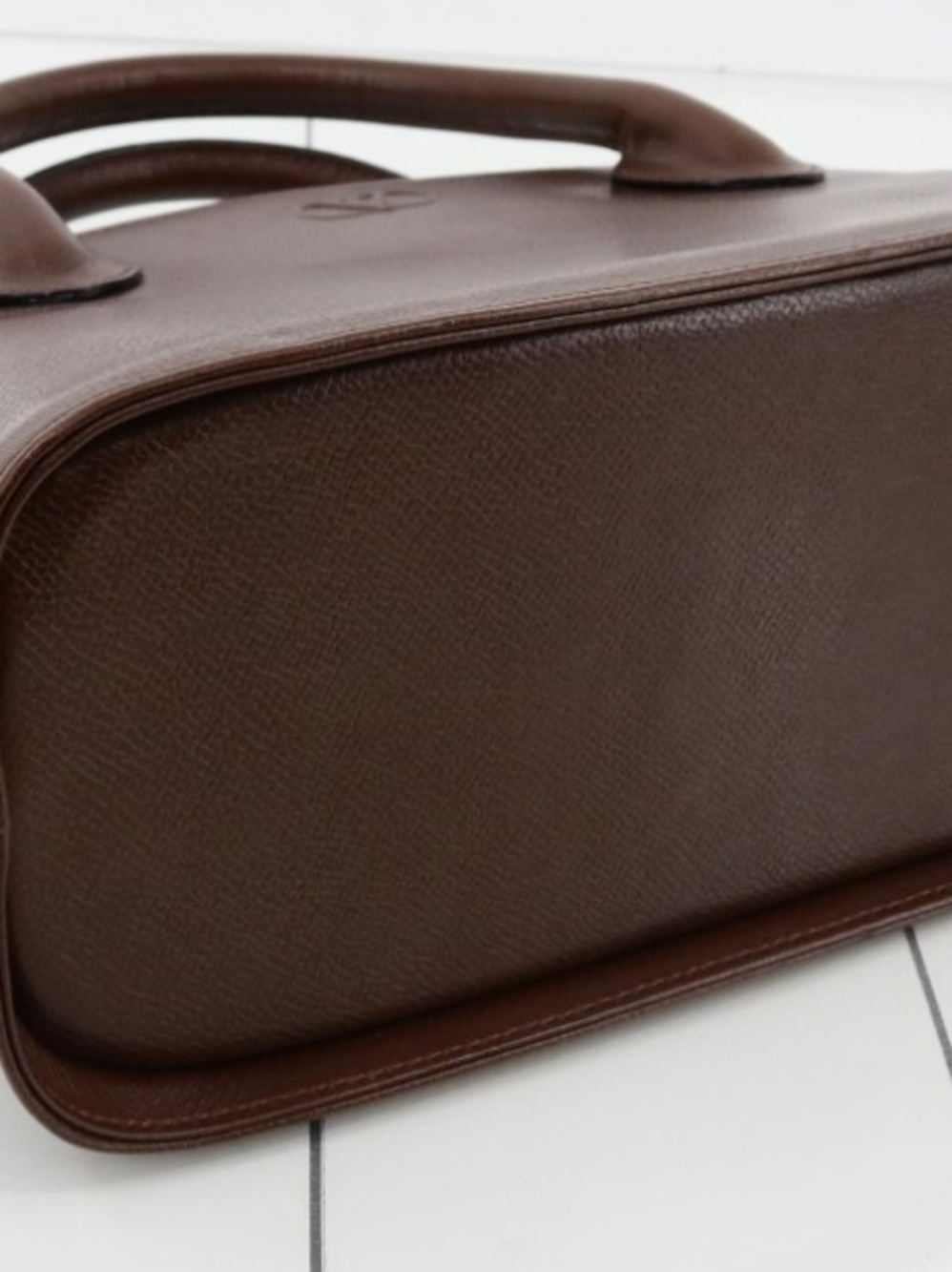 Valentino Garavani Dark Brown Leather Satchel - Picture 5 of 11